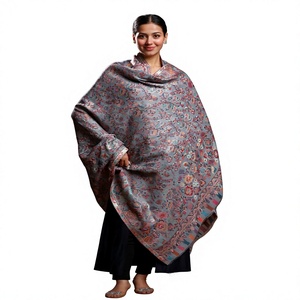 Chal Floral de Pashmina, Bufanda Suave con Estampado, Hiyab Triangular para Uso Diario - Product Image 3