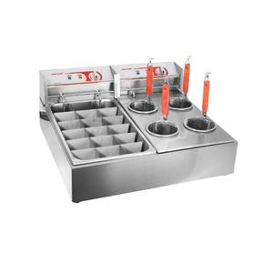 Friteuse industrielle multifonction pour restaurant, équipement de restauration, cuisson de légumes, nouilles, ramen, pâtes, cuisinière à induction - Product Image 1