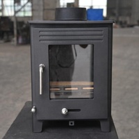 Poêle en acier 4kW, mini poêle à bois, poêle à bois