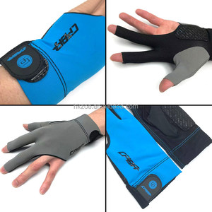 Gants de billard CPBA haut de gamme à trois doigts ouverts pour main gauche et droite, couleur unie - Product Image 4