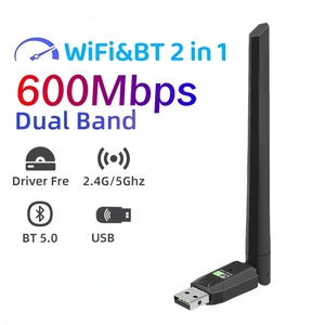 600Mbps <span class=keywords><strong>USB</strong></span> BT 5,0 AC Wifi Adaptador 2 en 1 para PC BT wifi5 2,4G 5G 5dbi <span class=keywords><strong>Dongle</strong></span> <span class=keywords><strong>Usb</strong></span> inalámbrico WiFi receptor para Win7/10/11 - Product Image 2