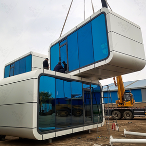 Conteneur alimentaire pour magasin d'affaires Salle modulaire Wearhouse Capsule préfabriquée Maison <span class=keywords><strong>Tout</strong></span> <span class=keywords><strong>inclus</strong></span> Construire un hangar sur mesure sur place - Product Image 2