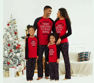 Maßgeschneiderte Dinosaurier-Weihnachts-Familien-Pyjamas, Mutter-Tochter Übergrößen-Loungewear-<span class=keywords><strong>Sets</strong></span>, Weiche Schlafanzüge für Mädchen und Kinder - Product Image 5