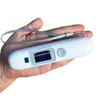 Lector RFID Portátil para Mascotas DCT002 FDX-B EM4305, Mini Etiqueta de Temperatura/Termo para Animales, Microchip para Gatos, Perros, Caballos y Ganado, IP54