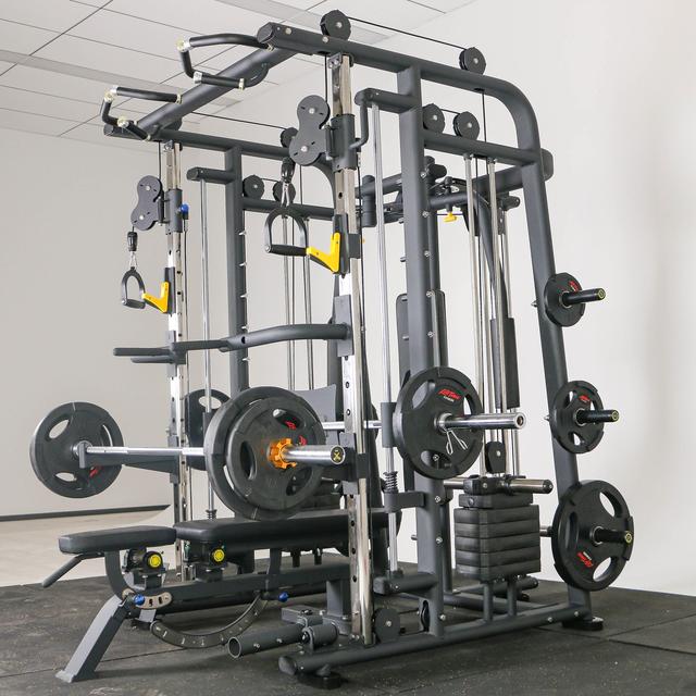 Commercial Gym Use Multi Gym Machine Equipment Functional With Trainer Smith Machine