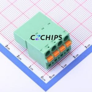 KF2EDGKDR-5.0-4P Plug-in Terminal Block P=5mm Connector ( Connector Type: Plug )( Construction: 1x4P )( Pitch: 5mm ) - Product Image 2