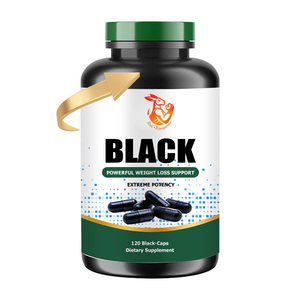 Cápsulas de Apoyo para la Pérdida de Peso, Marca Privada OEM, Color Negro, Potente Quemador de Grasa, Derretiría la Grasa a Través de Múltiples Caminos - Product Image 1