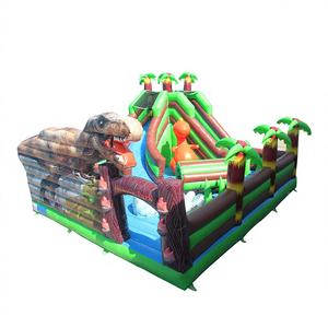 Parc d'attractions gonflable WINSUN, dinosaure gonflable, trampoline gonflable en PVC - Product Image 1