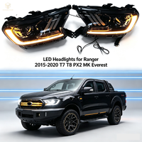 Kit de conversion de carrosserie de camionnette, systèmes d'éclairage, feux de voiture, phares LED, phares avant pour Ranger 2015-2020 T7 T8 PX2 MK Everest