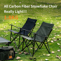 Chaise pliante Areffa en nylon et fibre de carbone - Ultra-légère et portable pour le camping, la randonnée, la pêche, la plage, les pique-niques, l'utilisation en extérieur