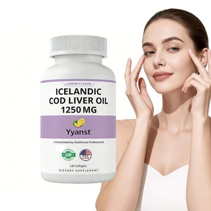 HIGH QUALITY COD <b>LIVER</b> Oil & Vitamins Softgel Supports Heart & Brain & Bone & Teeth & Eye Health & Immune boost - Product Image 1