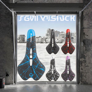 TOOPRE อานจักรยานแบบนุ่มพิเศษ ทำจากโฟม PU และหนัง ระบายอากาศได้ดี กันน้ำ ใช้งานง่าย เหมาะสำหรับทุกฤดูกาล - Product Image 3