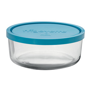 Frigoverre Contenant hermétique rond en verre Ø 23 cm H 9,6 cm, avec couvercle hermétique - Product Image 1