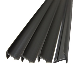 Venta caliente Flexible PVC T Perfil Black Rabble Producto con extrusión de plástico Modling para servicios de corte - Product Image 4