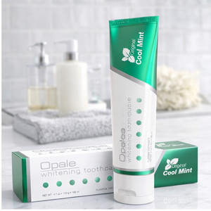 Pasta Dental Blanqueadora con Flúor, Menta Refrescante, Anti-Placa, Cuidado del Esmalte, Fabricante, Suministro OEM ODM, Marca Privada - Product Image 1