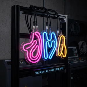 Insegna al Neon Personalizzata per Aziende con Logo, Utilizza Luce LED al Neon, Insegna in Acrilico all'Ingrosso, Pannello Flessibile in Silicone Impermeabile Certificato UL - Product Image 2