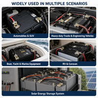 HJYAJZT 12V Bornes de batterie en cuivre à sertir, bornes de batterie à déconnexion rapide, jeu de pinces pour voiture, camion, fourgonnette, camping-car, bateau, 1 paire