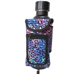 Magnetic Neoprene Gym Bag with Multipurpose Tool Sling Water <b>Bottle</b> Holder Sleeve Pouch for Cell Phone & Key Card - Product Image 4