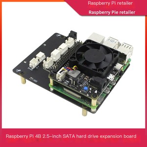<span class=keywords><strong>Raspberry</strong></span> <span class=keywords><strong>Pi</strong></span> 4B 硬盘扩展盒 X825 2.5 英寸 SATA SSD 板卡套件 - Product Image 2