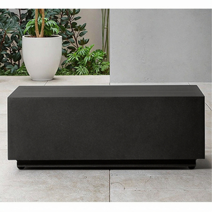 Hot Selling <b>Black</b> Metal Coffee <b>Table</b> Modern Design Aluminum <b>Side</b> <b>Table</b> for Dining Living Room Courtyard Hospital Use-for Hotels - Product Image 4
