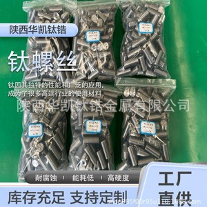 Huakai Titanium Pan Head Hex Socket <b>Screws</b> M2 M2.5 <b>M3</b> M4 M5 M6 Gr2 Pure Titanium Alloy Bolts Forging Polishing - Product Image 1