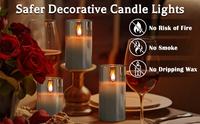 Jeu de bougies de simulation LED Candlelight concert props USB charging remote control romantic confession lighting