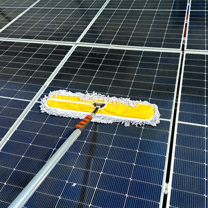 Nettoyeur de panneaux solaires télescopique réglable SUNNOVA T1, nettoyage à sec, lavage manuel, <span class=keywords><strong>perche</strong></span> <span class=keywords><strong>pour</strong></span> les zones poussiéreuses, systèmes agrivooltaïques - Product Image 3