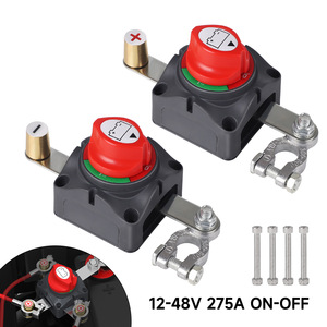 Aluminum Battery Clamp <b>Power</b> Cut Off <b>Switch</b> 275A 12-48V Engine Kill For Car Truck Boat - Product Image 2
