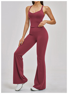 Pantalones Cortos Personalizados para Niñas en Nailon, Ropa Deportiva para Niñas, Pantalones Acampanados para Mujer, Tops de Yoga - Product Image 3