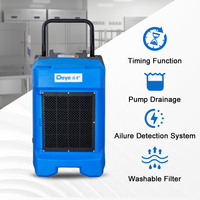 Deye DY-85L 170 pintes vide sanitaire déshumidificateur d'air frais intérieur élimination de l'humidité déshumidificateur industriel avec grande roue