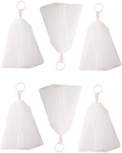 Nettoyant visage Kami, boule exfoliante en maille, forme rectangulaire, filet à mousse pour savon, mousseur pour le corps, enfants et adultes - Product Image 1