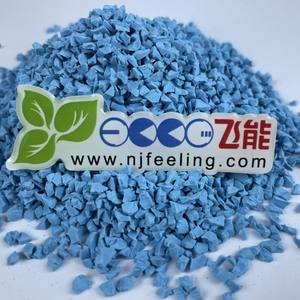 하이 퀄리티 혼합 플라스틱 활주로 PU 바인더/접착제 <span class=keywords><strong>EPDM</strong></span> 부스러기 고무 과립 공장 실행 트랙 직접 공급 - Product Image 5