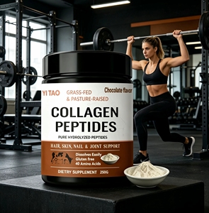 Grass-Fed & Pasture-Raised Hydrolyzed <b>Collagen</b> Peptides Powder – Chocolate Flavor, Hair Skin Nails & Joint Support - Product Image 4