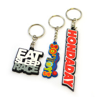 Porte-clés Personnalisés en PVC Souple 2D 3D pour Cadeau d'Affaires, Porte-clés en Caoutchouc Souple avec Votre Logo sur Mesure