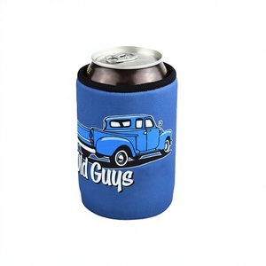 Custom Logo Print Waterproof 12oz Promotional Insulated Slim Soda Beer <b>Drink</b> Sleeve Slap Magnetic Sublimation Neoprene <b>Cooler</b> - Product Image 2