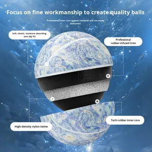 Ballon de <span class=keywords><strong>basket</strong></span>-ball n°7/n°6, haute élasticité, résistant à l'usure, pour adultes, intérieur/extérieur, entraînement professionnel, en PU, absorbant l'humidité - Product Image 4
