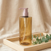 Bouteille Pompe en Plastique PET Transparente Vide de 500 ml (16 oz) pour Shampooing, Lotion, Savon Liquide, Sérum Cosmétique, Soins de la Peau et Parfum
