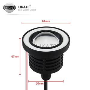 Lkt-Lámpara Led antiniebla de Ojos de Ángel para coche, 3,5 pulgadas, 3 pulgadas, 2,5 pulgadas, 12v, Cob, Ojos de Ángel, precio al por mayor - Product Image 3