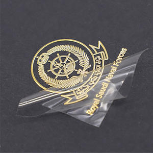 Etiqueta Adhesiva de Transferencia UV en Oro Personalizada con Logo, Adhesivo de Vinilo Metálico Autoadhesivo, Decoraciones para Embalaje, Etiqueta Personalizada para Manualidades - Product Image 2