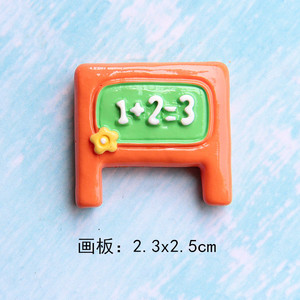 Planche à <span class=keywords><strong>dessin</strong></span>, règle, papeterie, jouet en forme de <span class=keywords><strong>biscuit</strong></span> simulé, accessoires pour aimants de réfrigérateur DIY - Product Image 3