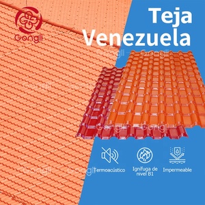 Tổng hợp đất nung mái ngói tấm nhựa nhựa telha PVC thuộc địa lmina Tipo espaola ASA PVC Tây Ban Nha gạch - Product Image 4