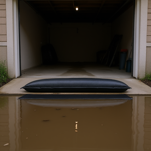 Sac de protection contre les inondations 1,4 x 2,7 pieds, réutilisable, en nylon, pour la protection des portes de garage et des sous-sols, absorbant l'eau, sans sable, modèle D0100XFPFMV - Product Image 2