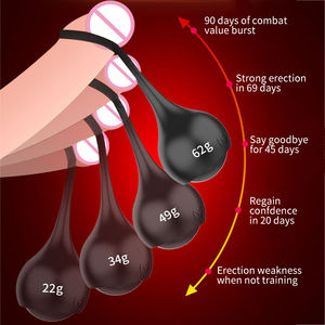 Penis Ampliação Gravity Ball Masculino Glâns Penis Dumbbell Dildo Exercício Bolas <span class=keywords><strong>Dick</strong></span> Muscle Training Ball During Enhance for Man - Product Image 3