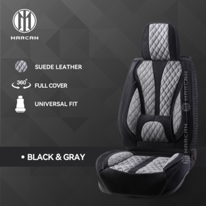 Marcan marcan ชุดเบาะรถยนต์ลายผ้านวมติดเพชรหรูหราใช้ได้กับ360ทั่วไปชุดป้องกันเบาะรถยนต์เต็มรูปแบบสำหรับโตโยต้าฮอนด้า - Product Image 3