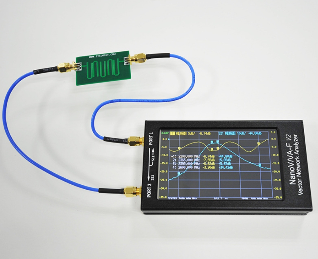 Nanovna-f V2 - 3ghz Vector Network Analyzer with Touch Screen