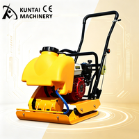 Compacteur à plaque vibrante KUNTAI TC-90 pour travaux de construction avec moteur Honda/Yamaha/Lifan pour asphalte et sol