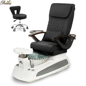 Equipo de uñas Royal Brown & gold toque europeo spa sillón reclinable manicura y pedicura silla spa masaje espalda - Product Image 4