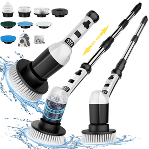 Cedar space Long Lasting Battery <strong>Electric</strong> <strong>Cleaning</strong> <strong>Brush</strong>, Universal <strong>Electric</strong> Scrubber with 9 Interchangeable <strong>Brush</strong> Heads - Product Image 3