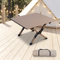 Table de camping pliante en métal en gros, table portable pour barbecue, banquet, pique-nique en extérieur, fête