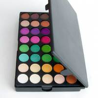 Palette de fards à paupières mats et scintillants en gros, 120 couleurs, pour les tons de peau foncés/clairs